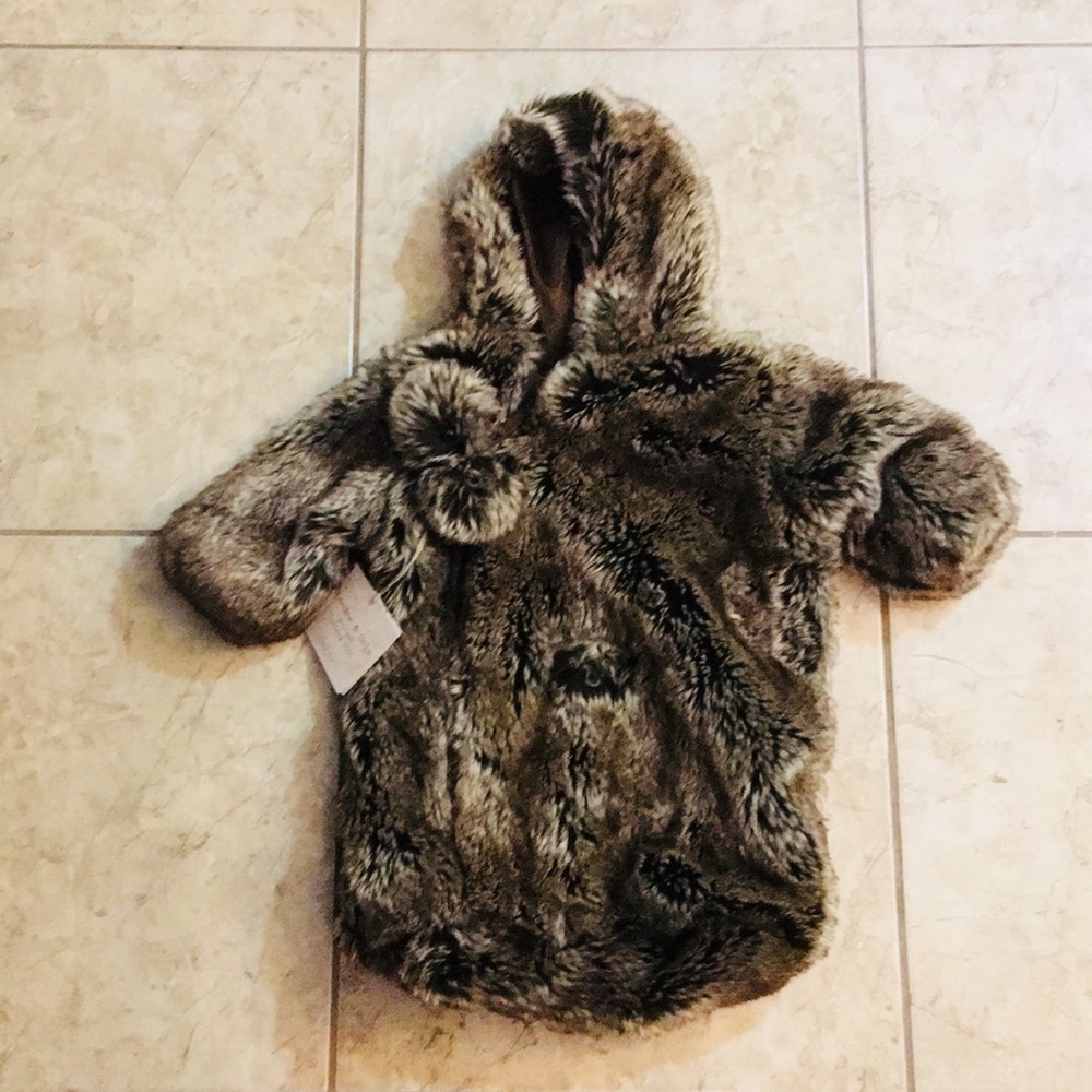 Pom Pom Brown Bunting Suit 0-6 months London/Cole